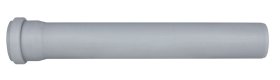 Vidaus nuotekų vamzdis AQUER PP, 32/1,8/250, pilka sp.