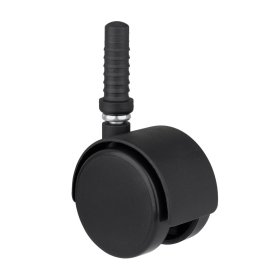 Dvigubas ratukas WALTECO, d-50 mm, su kištuku, apkrova 45 kg