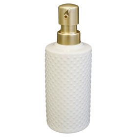 Muilo dozatorius SEPIO Madrid, pastatomas, keraminis, baltos spl.