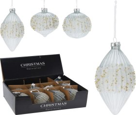 Eglutės žaisliukas, 3 skirtingos formos, melsvos sp., 8-12 cm