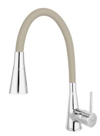 Plautuvės maišytuvas FERRO Zumba Ii Bza42P, 2 funkcijų, smėlio spalvos