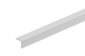 PVC kampinis apdailos profilis CEZAR Nr. 105, spl. šv. pilka, 20x20x2750 mm, 679940