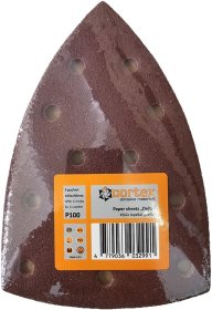 Šlifavimo lapelis CORTEX, DELTA tipo, P100, 100x150 mm, 5 vnt.