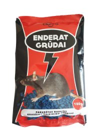 Nuodai graužikų naikinimui ENDERAT, grūdai, 150 g