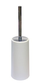 Tualeto šepetys BA-DE Calypso, pastatomas, plastikas, baltas/chromas, CST-1412 21