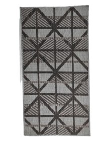 Kilimėlis RICCO SISAL MAT, 60 x 110 cm, pilkas, 100% polypropilenas/sizalis, tinka viduje ir lauke, rombai, 30H-1S6011
