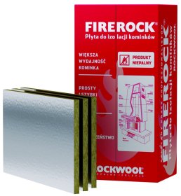 Akmens vata ROCKWOOL Firerock, matmenys 30 x 600 x 1000 mm, 1 vnt. - 0,6 m2,ugniai atsparios vatos plokštės, 56766