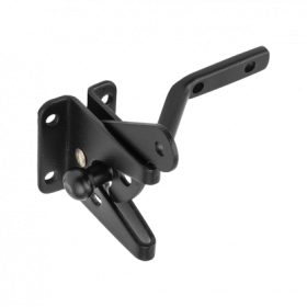 Durų skląstis DOMAX, WHG 50 C, savaime užsifiksuojantis, spl. juoda, 48x38x58 mm, 8838322