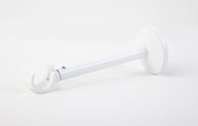 Karnizo laikikliai MARDOM Fusion, skersmuo 19 mm, viengubas, spl. balta, 2 vnt.