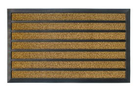 Kilimėlis RICCO Forte, 45 x 75 x 0,8 cm, 100% PP ant gumos pagrindo, rudas, 913-200