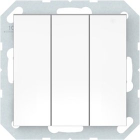 Jungiklis VILMA Qr1000 P510-030-02, 3 klavišų, įleidžiamas, baltos sp.