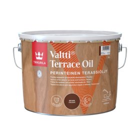 Aliejus terasoms ir lauko baldams TIKKURILA, Valtti Terrace Oil, 9 l, rudas
