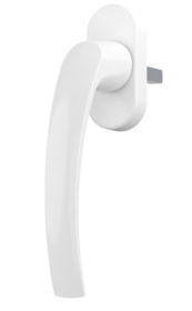 Rankena plastikiniams langams MEDOS MKN830/121, L - 35, aliuminė, baltos spalvos