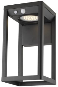 Šviestuvas ORRO, su saulės elementais, sieninis, LED, 4,5 W, 6000 K, IP44, su judesio davikliu, 270 mm, SL116