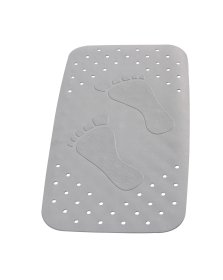 Vonios kilimėlis RIDDER PLATTUF, 38 x 72 cm, pilkos spl., 100% TPE, 67087