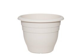 Plastikinis lauko vazonas 4Living, baltos sp., 40 x 40 x 31 cm.