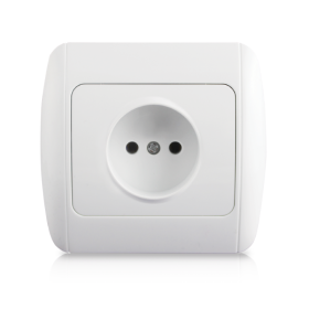 Kištukinis lizdas ORRO ROUND 9201-46, baltos sp.