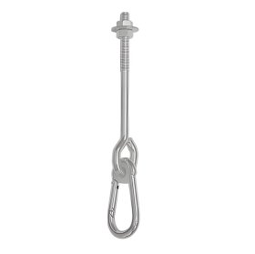 Sūpynių kilpa DOMAX, MHA 160, spl. balta, d-12 mm, 160 mm, 88661