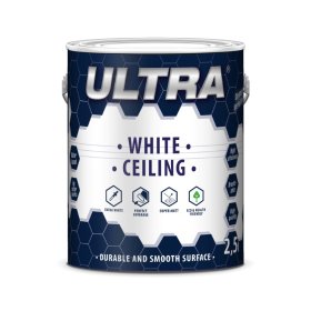 Lubų dažai ULTRA White Ceiling, 2,5 l, baltos sp.
