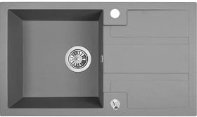 Plautuvė ODUS Barsa Od-322, 440 x 760 x 194  mm, akmens masės, pilkos spalvos