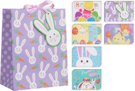 Dovanų maišelis VELYKOS, 23 x 18 x 10 cm, 6 skirtingi dizainai