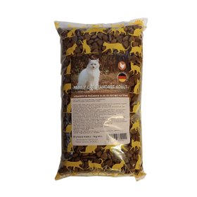 Sausas kačių ėdalas FAMILY CAT, suaugusioms katėms, su paukštiena ir daržovėmis 1kg