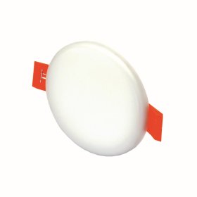 Montuojamas šviestuvas panelė TOPE Ronda Ik08, įleidžiama, LED 6W, 3000K, IP65, 399 lm, pjaunama skylė 50 mm, be rėmelio, apvali, baltas, 75x25 mm, 6003000031
