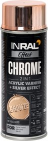 Aerozolinis, akrilinis lakas ratlankiams INRAL Chrome, 400 ml, varinis