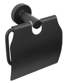 Tualetinio popieriaus laikiklis BA-DE Carbon, pakabinamas, uždaras, juodas, CKB-7419 99