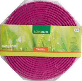 Spiralė nuo uodų Citronella, įvairių spalvų