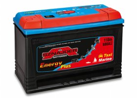 Akumuliatorius SZNAJDER Energy Plus Marine, 12 V,110Ah,680A,EN,350x175x230mm, gilaus iškrovimo, rūgšt.,valtims su elektr. varikliais,kemper.,navigacijos prietaisams
