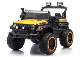 Vaikiškas visureigis, 12V 7A, spl. geltona, 1260x760x880 mm, EC25