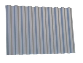 Profiliuota plokštė GUTTA Wbs, matmenys 900 x 2000 mm, trapecinė, pilka spalva