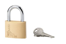 Pakabinama spyna THIRARD, Type 1-35 žalv.korp., 2 raktai, 193006