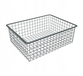 Ištraukiamas regztas krepšys INTEGRI, ARWL 85 SZ, spl. antracito, 535x410x185 mm, DMX 572721