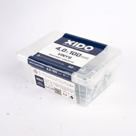 Vinys sraigtinės XIDO, cinkuotos 4,0x100, 50vnt.