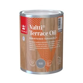 Aliejus terasoms ir lauko baldams TIKKURILA, Valtti Terrace Oil, 0,9 l, pilkas