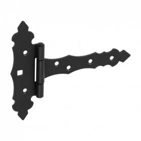Lankstas DOMAX, ZOB 125, dekoratyvinis, spl. juoda, 125x35x130x2 mm, 7945032