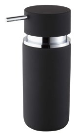 Muilo dozatorius BISK Round, pastatomas, apvalus, juodos spl.