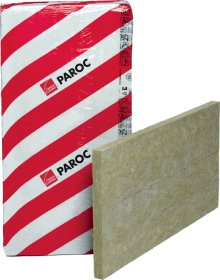 Akmens vata PAROC Tento, matmenys 50 x 600 x 1200 mm, 1 pak. - 4,32 m2, vėjo izoliacinės vatos plokštės, 8592874