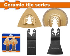 Priedų rinkinys daugiafunkciam įrankiui WADFOW, keramikai, 4 vnt., WMA9403