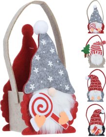 Krepšelis su rankena Gnomas, 17 cm, 4 skirtingų rūšių