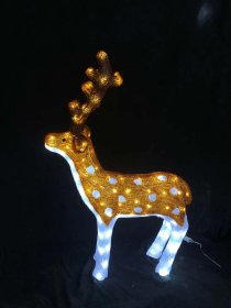 Šviečianti dekoracija SUNLUX D180L-AC-NEW5, 180 LED, aukštis 90 cm, balta spalva, tinka naudoti lauke, IP44