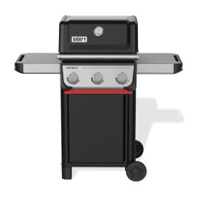 Dujinė kepnsinė WEBER Spirit E-310, 3 degikliai, 117 x 68 x 123 cm, su ratukais, juoda