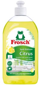 Indų ploviklis su balzamu FROSCH Spul Balsam, 500 ml, citrinų kvapo