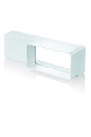 Ventiliacinis perėjimas PLASTIVENT, 55 x 110 - 60 x 204, plastikinis, baltas, 518P