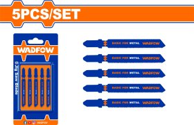 Siaurapjūklio pjūklelių rinkinys WADFOW, metalui, HSS, 21 TPI, 50 mm, 5 vnt., WJB118A