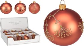 Eglutės žaisliukas, vario sp., 4 skirtingi šakelių dizainai, 1 vnt., 60 mm