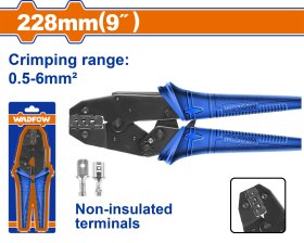 Užspaudimo replės neizoliuotiems laidų antgaliams WADFOW, 0.5-6 mm2, 228 mm, WCP1609
