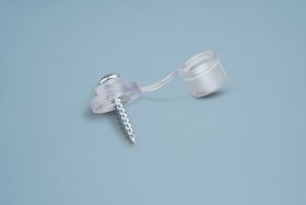 Polikarbonato plokščių tvirtinimo sraigtai GUTTA, 5 x 25 mm, su tarpine, 50 vnt.